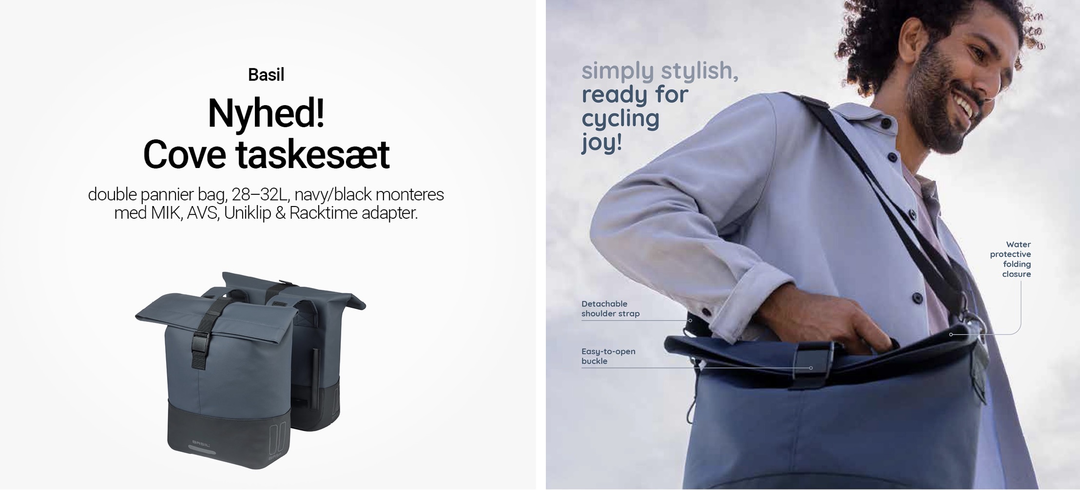 Nyhed Basil Cove taskesæt